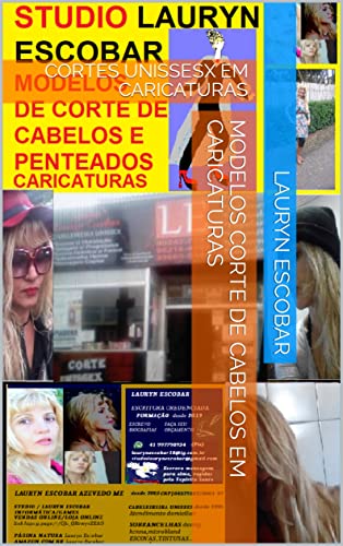MODELOS CORTE DE CABELOS EM CARICATURAS: CORTES UNISSESX EM CARICATURAS - ESCOBAR, LAURYN