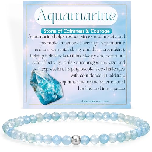 Farfume Tiny Crystal Beaded Bracelets for Women Dainty Jewellery Gifts