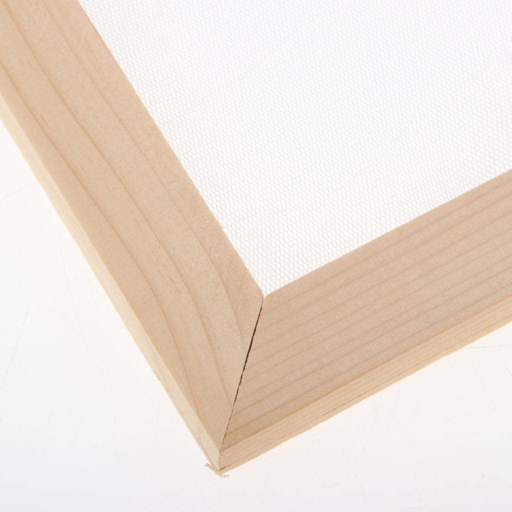 2pcs Ancient Paper Making Method Wooden Paper Making Crafting Papermaking Mould Frame Screen for DIY Handcrafts Supplies