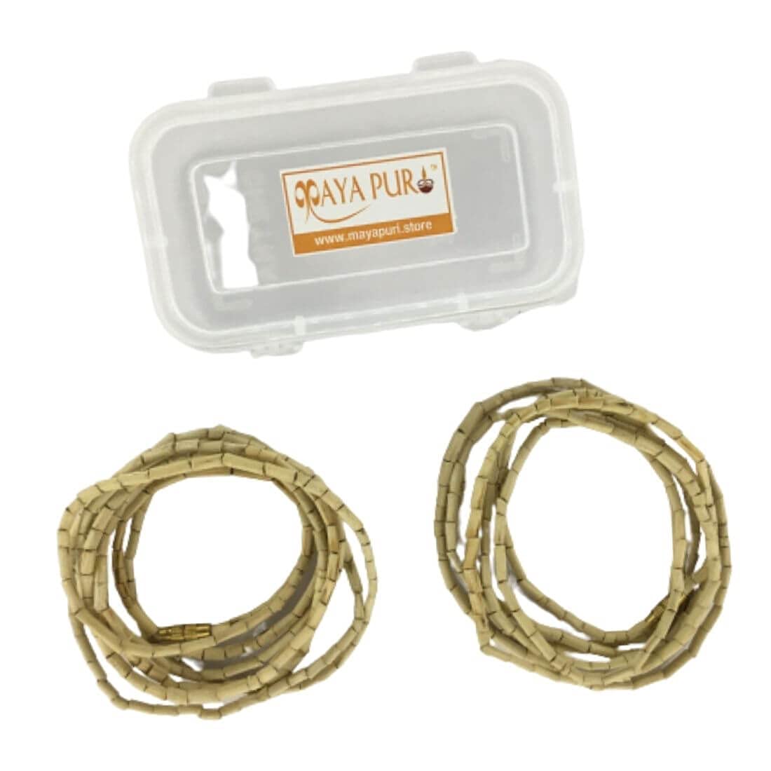 MAYAPURI Original Tulsi Mala or Tulsi kanthi Mala, Basil Wood Necklace | 48 inch (Pack of 2) (B0965SQMQ8) Amazon Price History, Amazon Price Tracker