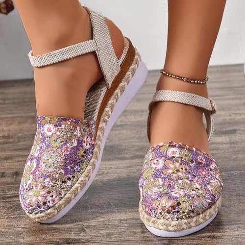 Sandales Baotou tissées grandes tailles : dites adieu aux pieds serrés