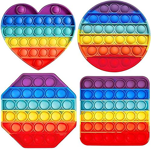 Toys Uncle Silicone POP IT, Push pop Bubble Fidget Toy, Autism Special Needs Stress Reliever, Squeeze Sensory Tools to Relieve Emotional Stress for Kids Adults (Pack of 10) (B09H49X7QW) Amazon Price History, Amazon Price Tracker