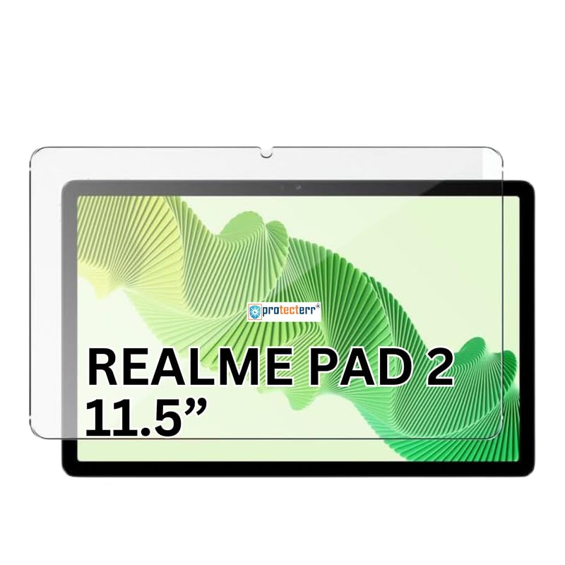 PROTECTERR® |1 Pack| Screen Guard Protector for Realme Pad 2 11.5 inch - Ultra-Thin, HD Clear, 9H Hardness, Anti-Scratch, Bubble Free, Edge to Edge (Not a Tempered Glass) (B0DHQRWGVW) Amazon Price History, Amazon Price Tracker