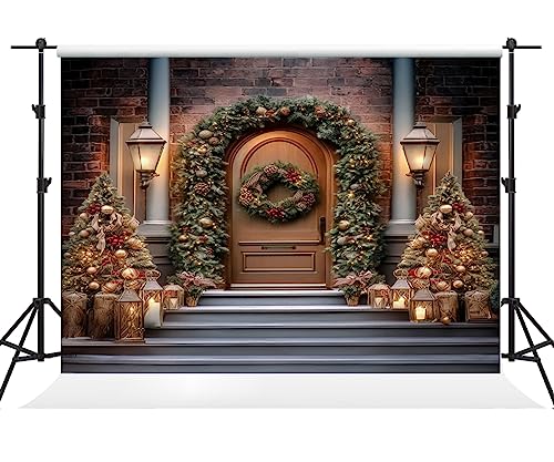 Décoration de studio photo Noël grand format pour réunion de famille