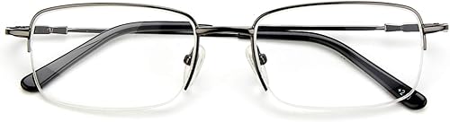 Gafas de lectura progresivas multifocales para computadora, gafas presbiópicas con bloqueo de luz azul, lentes de metal con memoria para hombres disponible en Yaxa Peru
