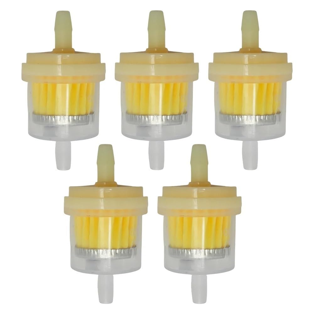 Filtro de combustible GX160 y GX200 pack de 5 unidades para motores de maquinaria de jardín