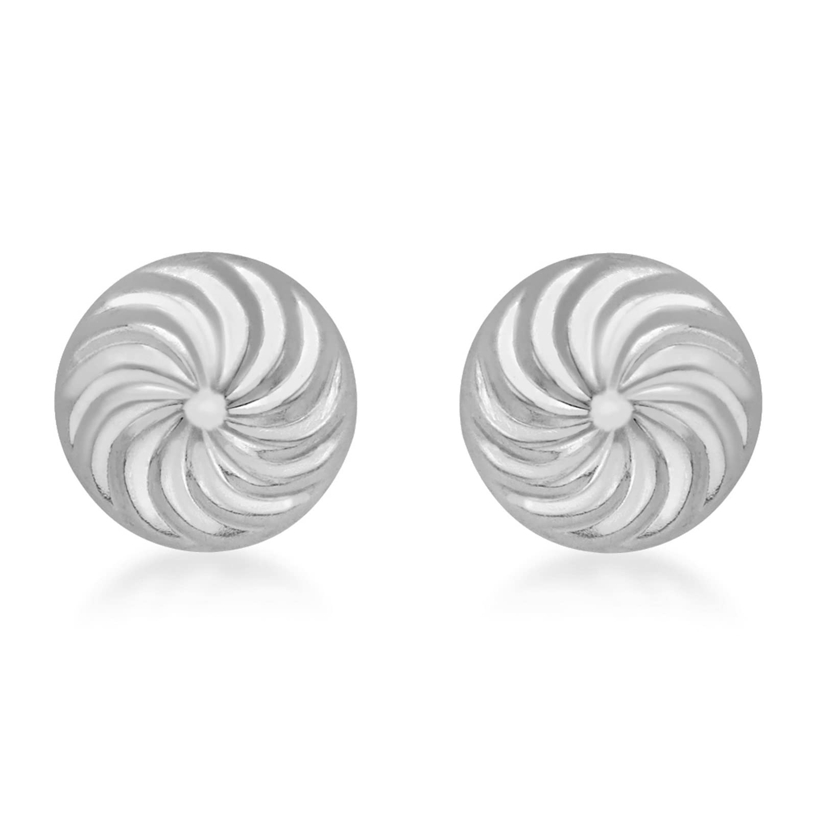 Boucles d'oreilles or blanc 5.55.6969 hypoallergéniques et légères