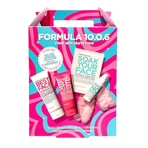 Formula 10.0.6 4-Pc Skincare Set (Cleanser, Masks, Moisturizer) image 4