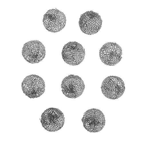 タバコパイプ用フィルター パイプ 網 球形フィルター パイプスクリーン 16mm 10枚入り