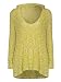 Choies Women's Acrylic V-neck Hooded Long Sleeve Loose Sweater