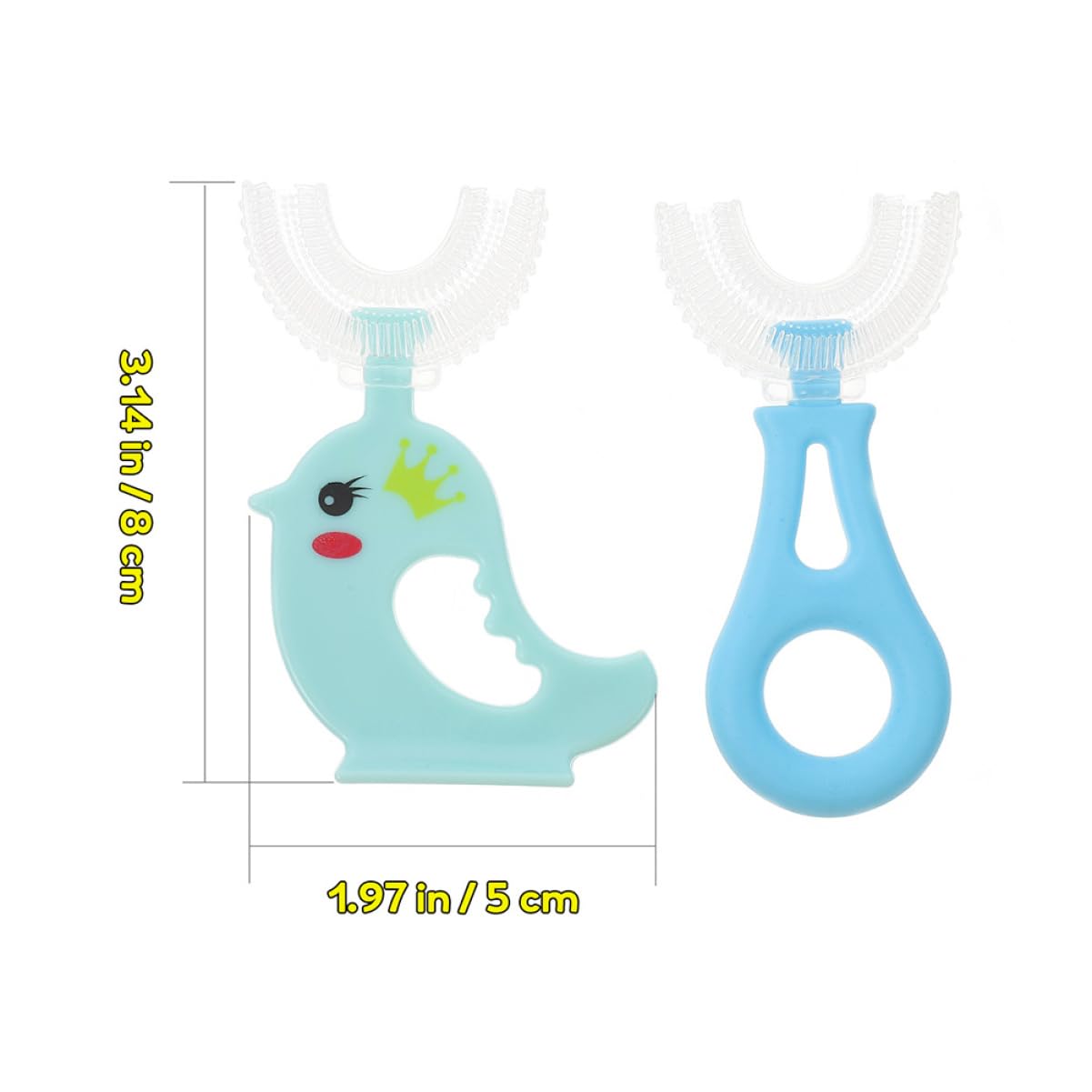 Healeved 2 Set Spazzolino Manuale Per Spazzolino Elettrico Per Dentifricio Per Strumento Per L'igiene Orale Pulisci Denti Per Blue 4 Pezzi * 2