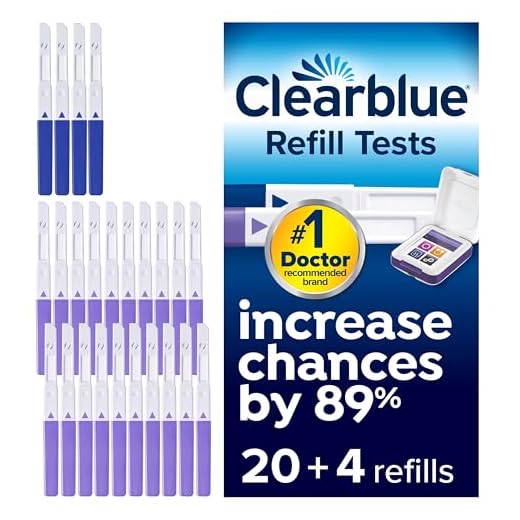 Clearblue 20 fertilitetstester för ägglossning och 4 graviditetstester – 24 tester (endast för användning med Clearblue avancerad fertilitetsmätare