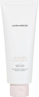 Laura Mercier Exfoliating Body Wash, Strawberry Seed and Sugar Scrub-Infused Exfoliator, Removes Impurities, Helps to Improve Uneven Skin Tone, Elasticity and Circulation