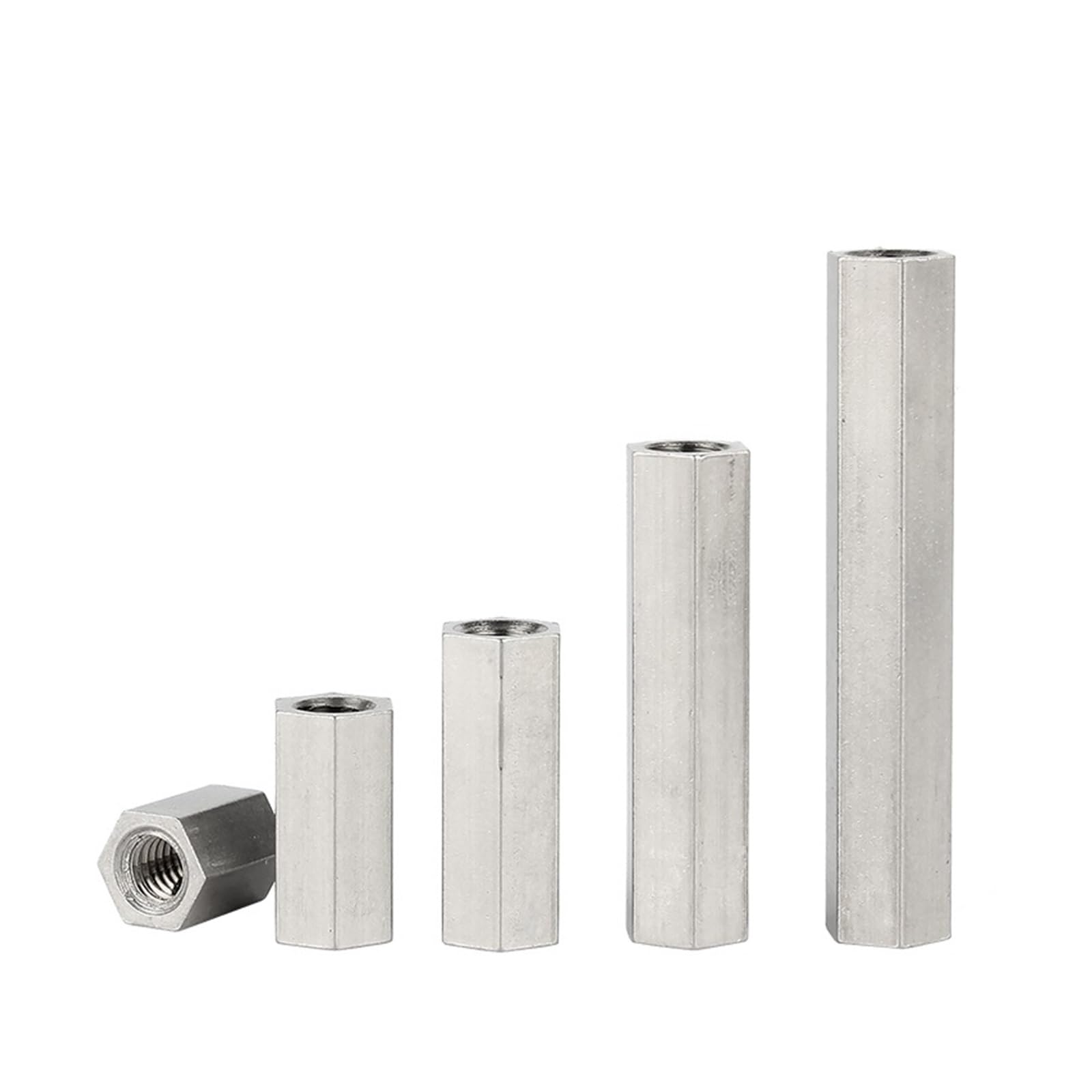 5 stücke M4 304 Edelstahl Hex Standoff Spacer Lange Stange Kupplung Hex Mutter Bolzen(50mm)