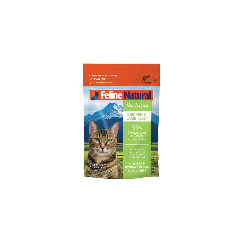 Amazon.co.jp: Feline Natural プレミアムパウチ キャットフード
