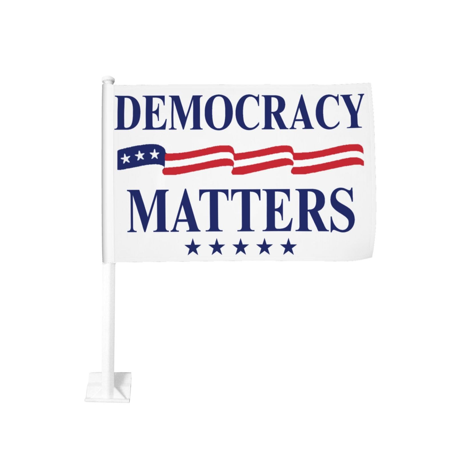 Democracy Matters flags Pro-Democracy Anti Republican Vote Blue 12 * 18 Car Flag Double-Sided Banner No Flagpole