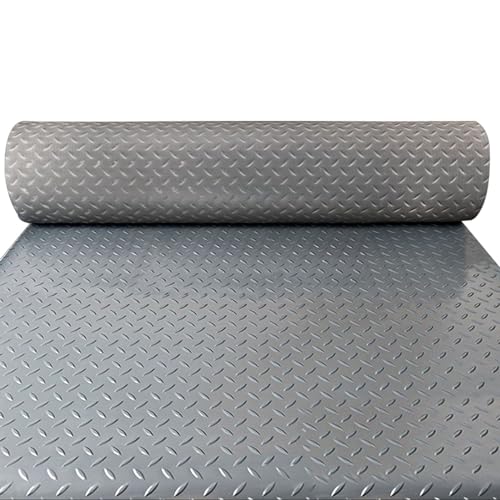 WLCGYD Gummibodenbelag Garagenmatte mit Rautenmuster