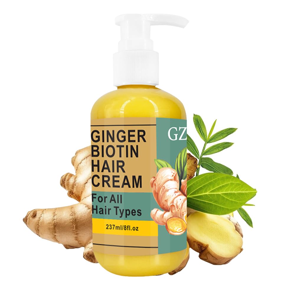 Amazon.com: GZE Ginger Biotin Hair Growth Cream Anti-Hair Fall