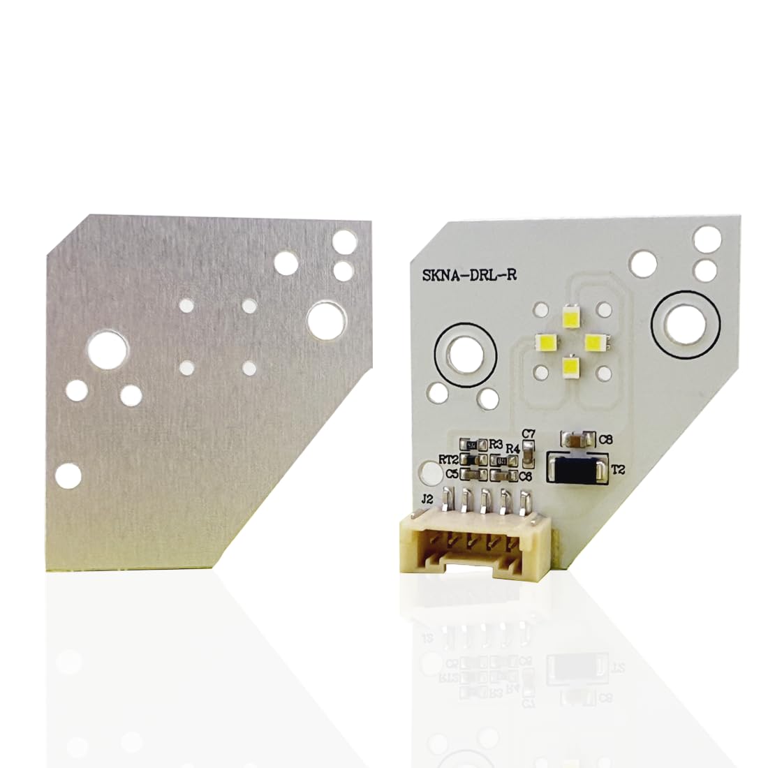 SageSunny Pannello fari, modulo luci diurne a LED DRL bianche, pannelli fari bianco sinistro e destro, adatti per Scania serie G R, 2674390, set da 2-12 mesi di garanzia