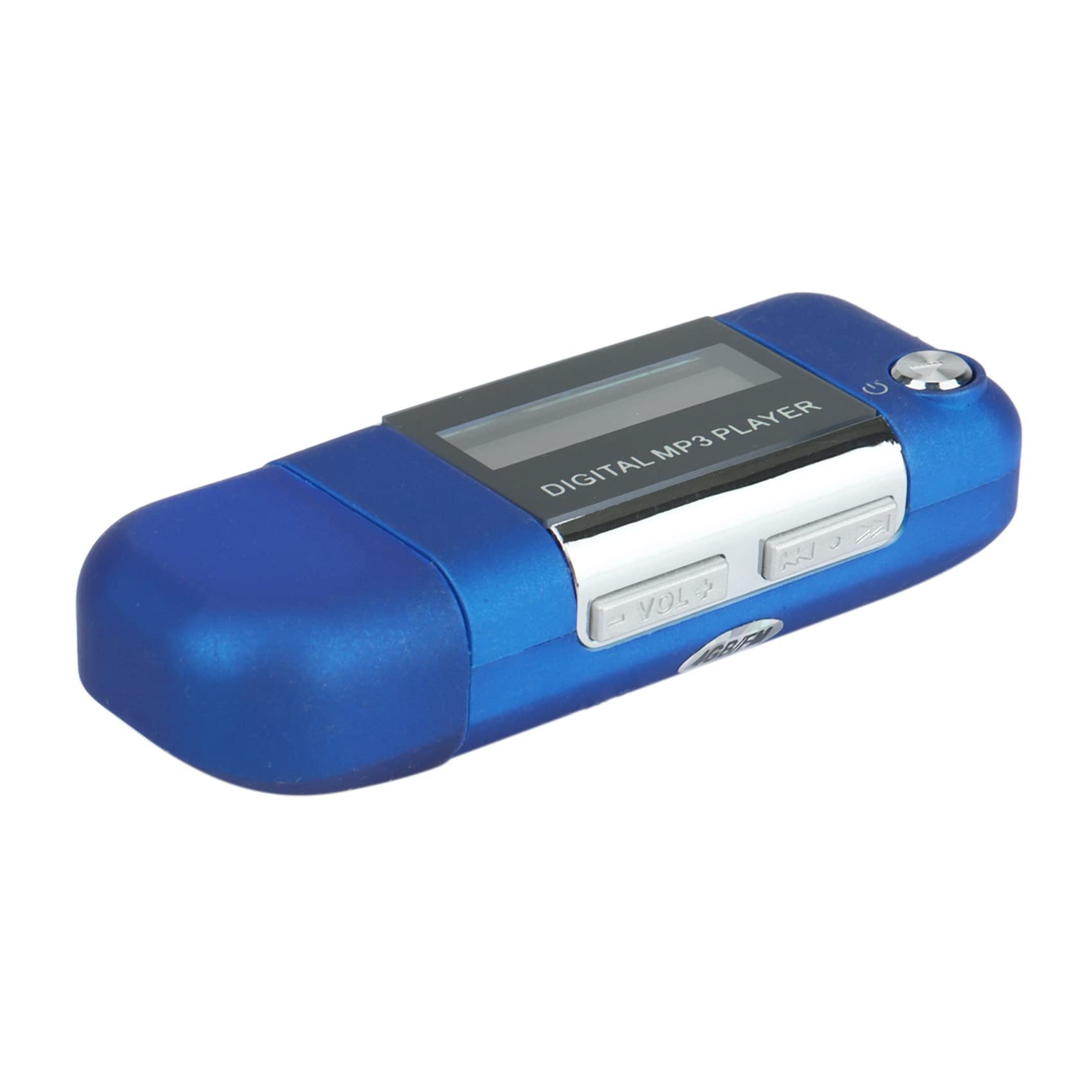 10X Lettore Mp3 Lettore Musicale Disco U da 4 GB Supporta Batteria AAA Sostituibile, Registrazione (Blu)