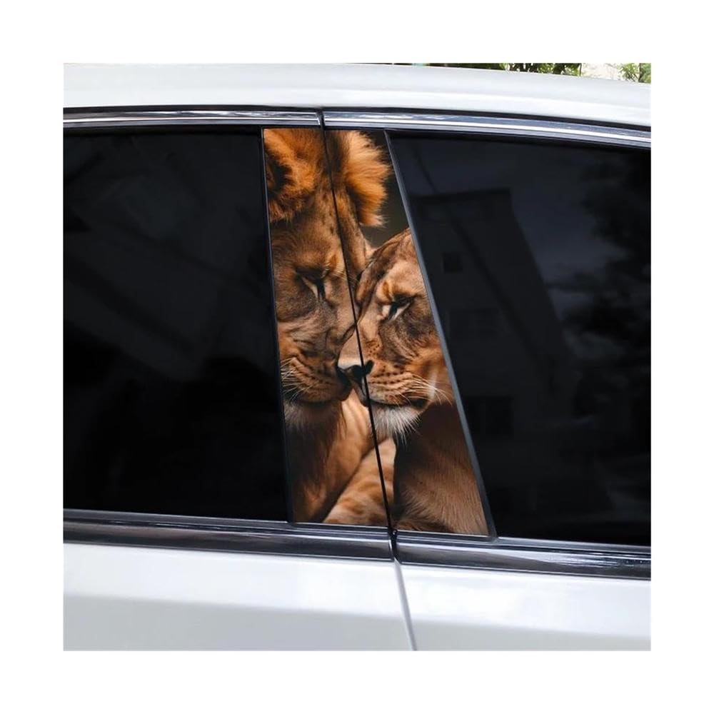 Body Parts 2pcs Animal Car B-Pillar Waterproof Decal(G)