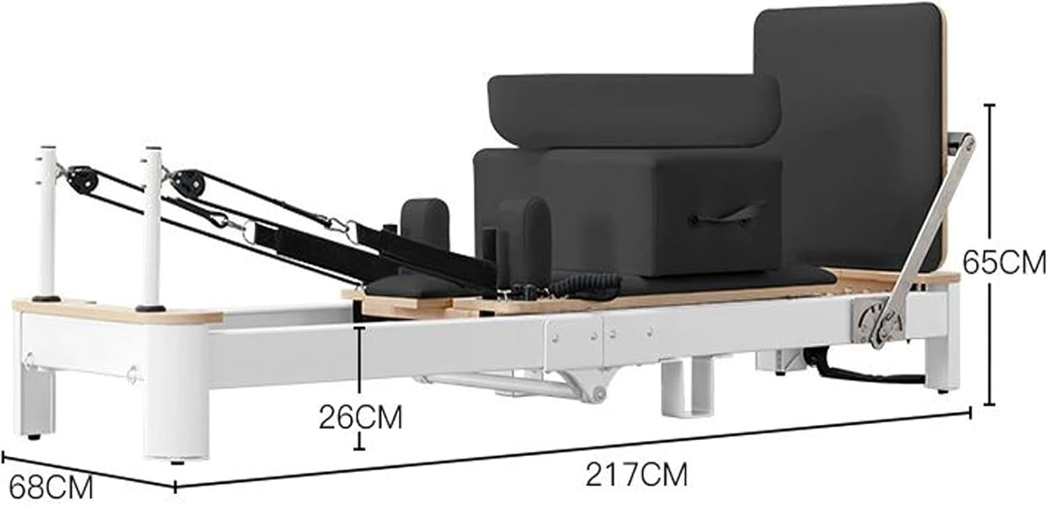 ピラティス折りたたみリフォーマー レザー調 黒 楽天市場】『ポイント5