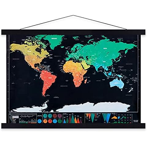 Marco magnético Benjia para pósteres de madera 61x91,5cm Cover