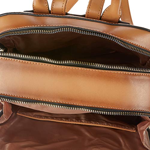 Bolsa Costas Mochilinha, Queens Paris, Caramelo, Feminina