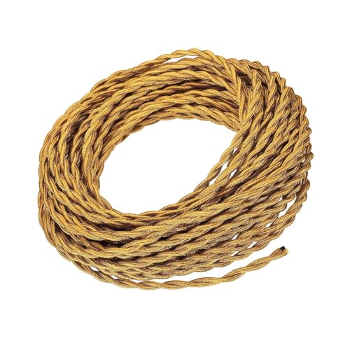 Image of CALANDIS Pendant Light Cord DIY Lighting Fixture Cable for Industrial Bedroom Kitchen Gold | Lighting Parts & Accessories | Lamps, Lighting & Ceiling Fans