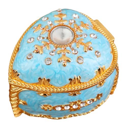 ダイヤモンド付きハート型の宝石箱洗練された結婚指輪ホルベットのベルベットライニングストレージオーガナイザーエレガントなネックレスディスプレイケース