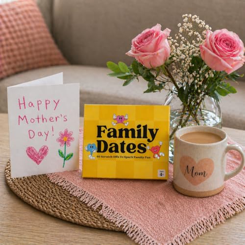 Happy Duo Family Dates 40 Scratch Off Cards – Summer Activities for Kids & Tween from Kids – Family Games for All Ages