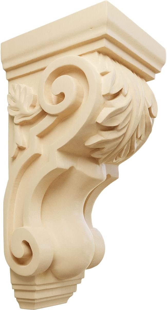 Exclusive Discount π₯ Ekena Millwork CORW04X05X10TAMA Medium Traditional Acanthus Wood Corbels, 4 1/2"W x 5"D x 10"H, Maple Exclusive Discount π₯ Ekena Millwork CORW04X05X10TAMA Medium Traditional Acanthus Wood Corbels, 4 1/2"W x 5"D x 10"H, Maple