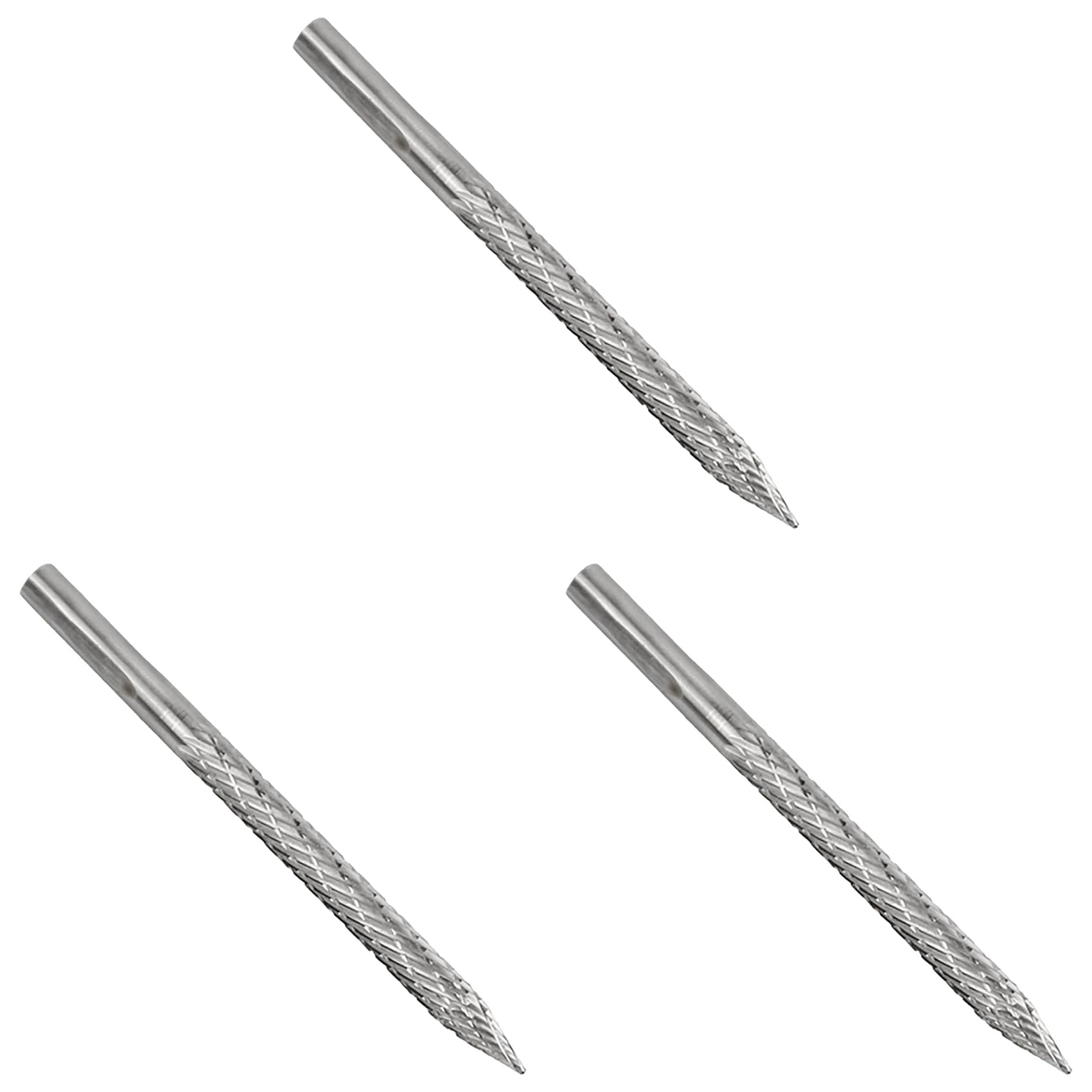 Jnchdghwa As Shown 3X 3/16In 4.5Mm High Carbide Steel Burr Bits Tire Reamers Carbide Cutters Rotary Files Reamers Wire Cutter Tire Tool