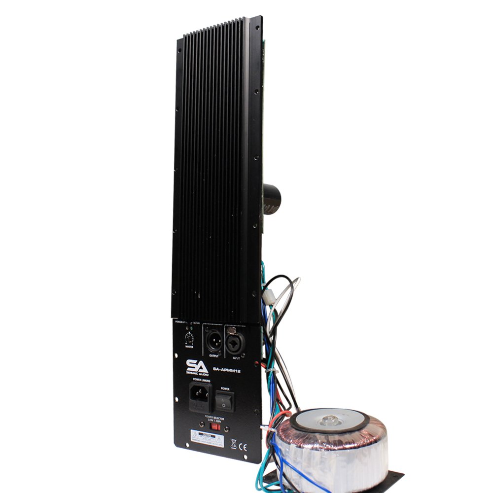 Seismic Audio SAAPMM12440 Watt Plate Amplifier for PA/DJ Speaker
