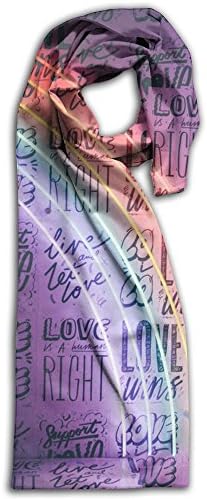 Unisex Rainbow Thick Knitted Winter Warm Infinity Scarf