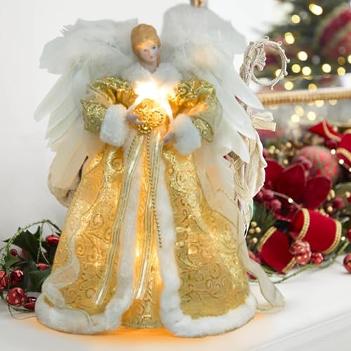 Ángel de Navidad LED ideal para regalar y decorar el abeto estas fiestas 3