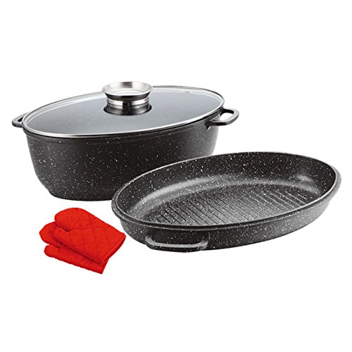 LAGOSTINA Giada Stainless Steel 4 Qt. Covered Dutch Oven