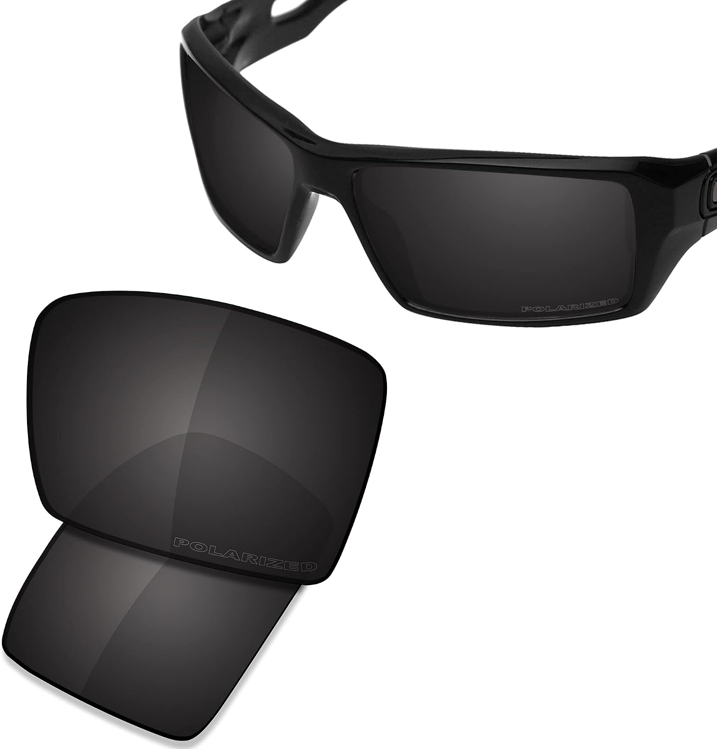 SAUCER Premium Replacement Lenses for Oakley Eyepatch 1 | 2 OO9136 | UV400 Protection, Anti-Scratch, Precise Fit