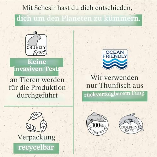Schesir, Nassfutter für ausgewachsene Katzen, Hühnerfilets in Filets und 100% natürliches Gelee, Packung mit 6 Dosen x 85 g