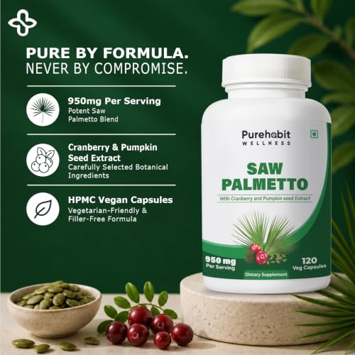 Image of Saw Palmetto 950mg with Cranberry & Pumpkin Seed for Men
