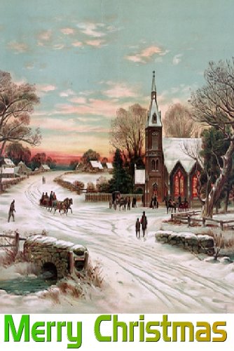 Night Of The Living Dead 16x9 Widescreen TV Greeting Card Merry Christmas