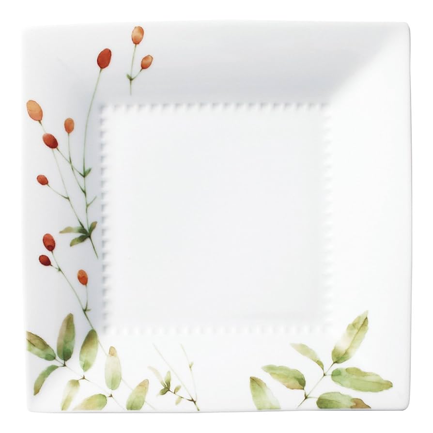 Amazon.co.jp: Noritake ノリタケ スクエア プレート 23cm