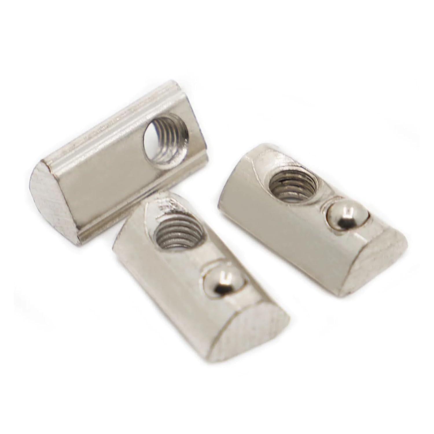 T-Roll Elastic Nut 10PCS M3 M4 M5 M6 M8 T Spring Nut for 2020 3030 4040 4545 Aluminium Profile(45s M5 10pcs)