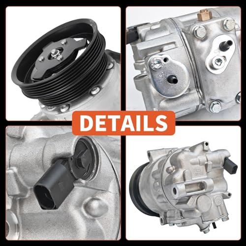 Image of AC Compressor with A /C Clutch Fits for Volkswagen Jetta 2005‑2014