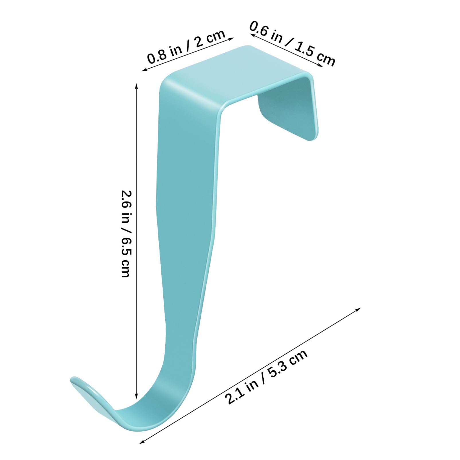 SOLUSTRE 4pcs Over Door Hooks Towel Hooks Cabinet Door Hooks Door Hanger Hooks Kitchen Hooks Coat Hooks Space Saving Storage Hooks