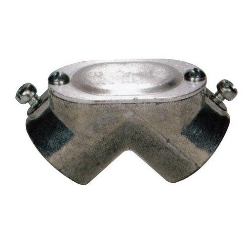 Morris Products 15038 EMT to Box Set Screw Pulling Elbow, Zinc Die Cast, 1-1/4" Trade Size