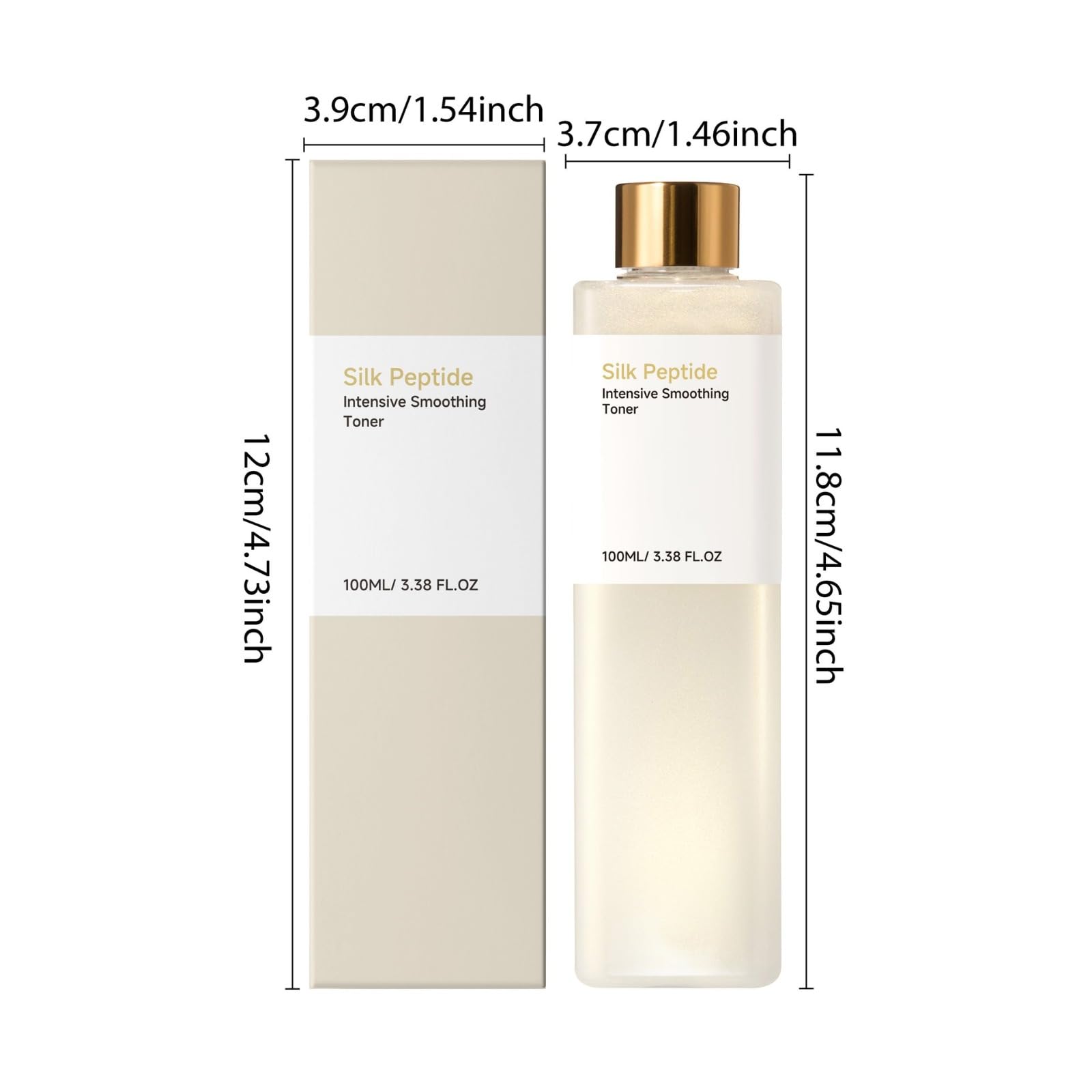 Toner viso proteina di seta e oligopeptide, lozione idratante viso
