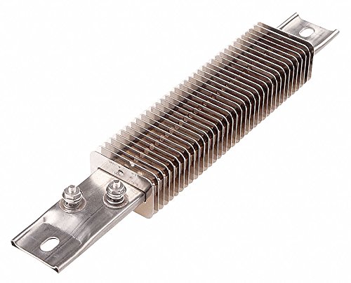 Vulcan Finned Strip Heater, Offset, 1200°F, 120VAC, Watts 900, Overall Length 12"