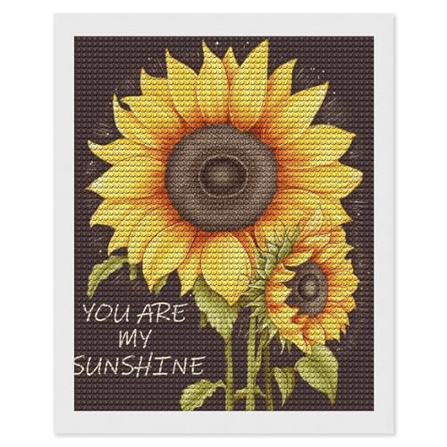 Peinture diamant tournesol adulte pour sublimer votre décoration murale