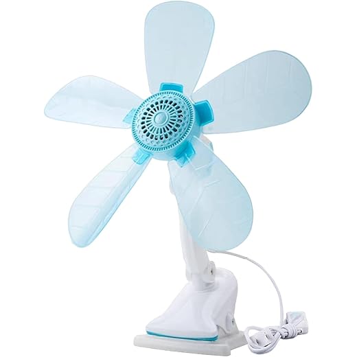JAZZY PEARLS Portable Clip Fan Electrical Fan Quiet Tabletop